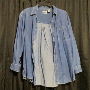 Basic Editions, XL, blue denim jacket